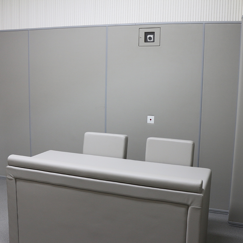 貴港市法院辦案區(qū)墻面裝修軟包應(yīng)用